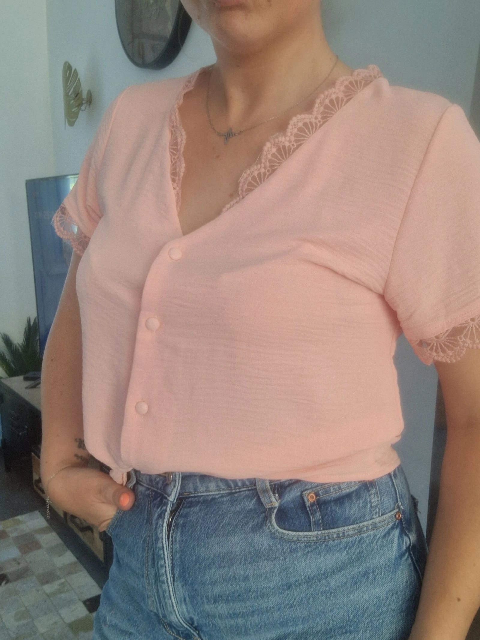 ✨ Blusa MAELLE rosa Tamanho P/M Amor à primeira vista busca nova proprietária! ✨ – photo 7